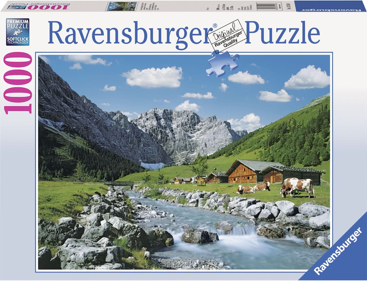   puzzel Karwendelgebergte, Oostenrijk - Legpuzzel - 1000 stukjes