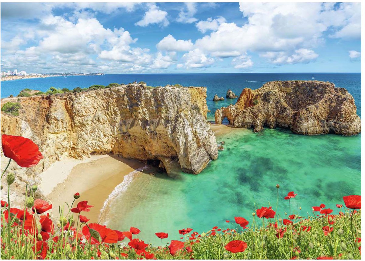   puzzel Klaprozen in de Algarve, Portugal - Legpuzzel - 1000 stukjes