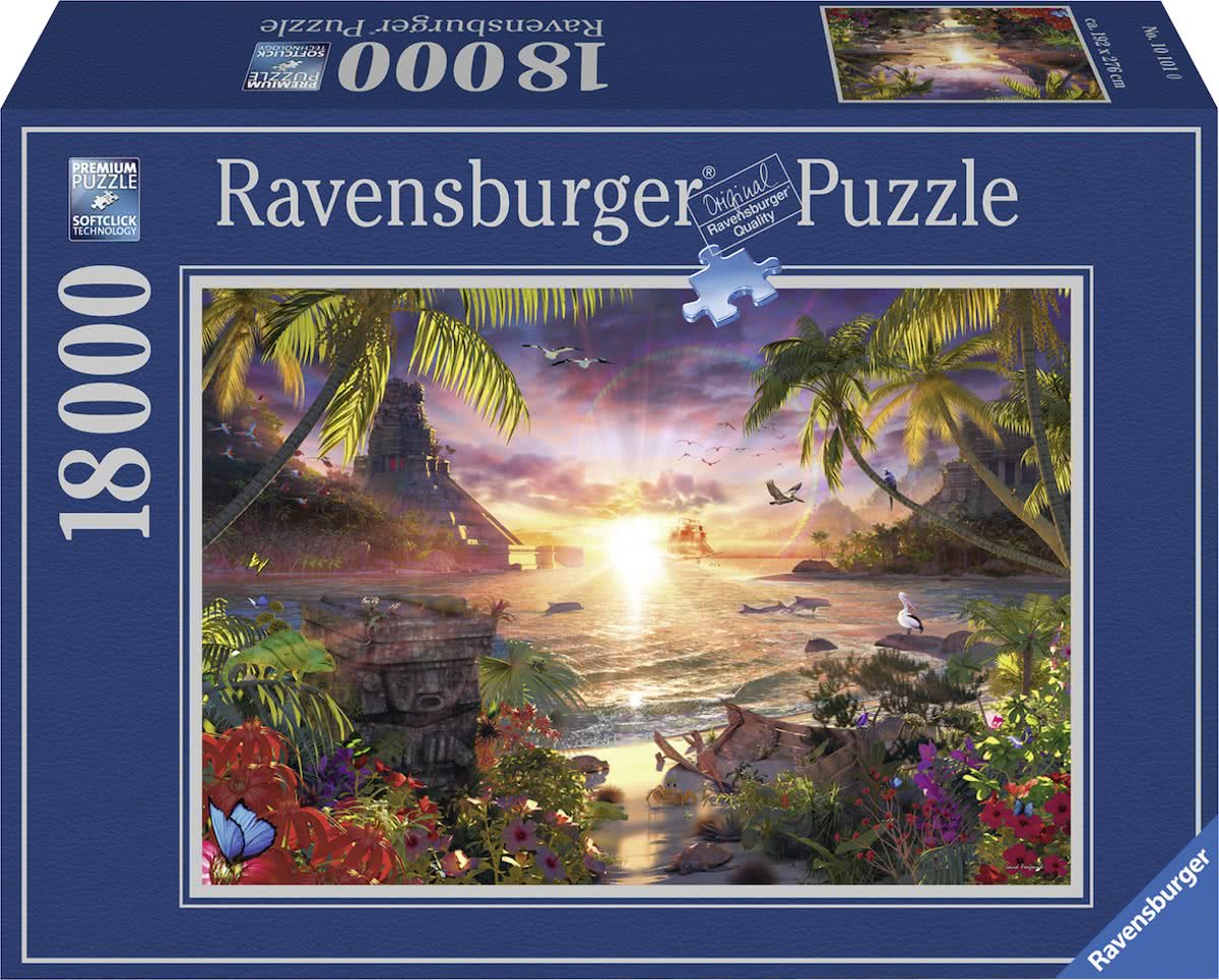   puzzel Lassen Paradijselijke zonsondergang - Legpuzzel - 18000 stukjes