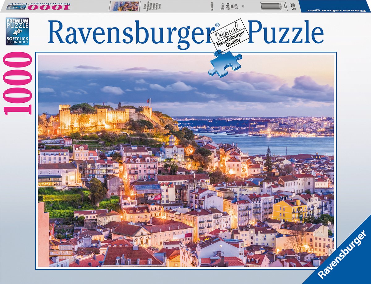   puzzel Lisbon & Sao Jorge Castle - Legpuzzel - 1000 stukjes