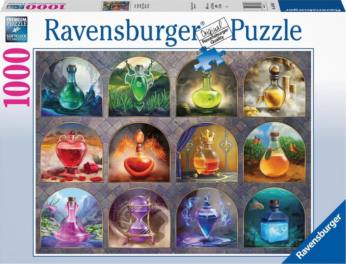   puzzel Magische Toverdranken - Legpuzzel - 1000 stukjes