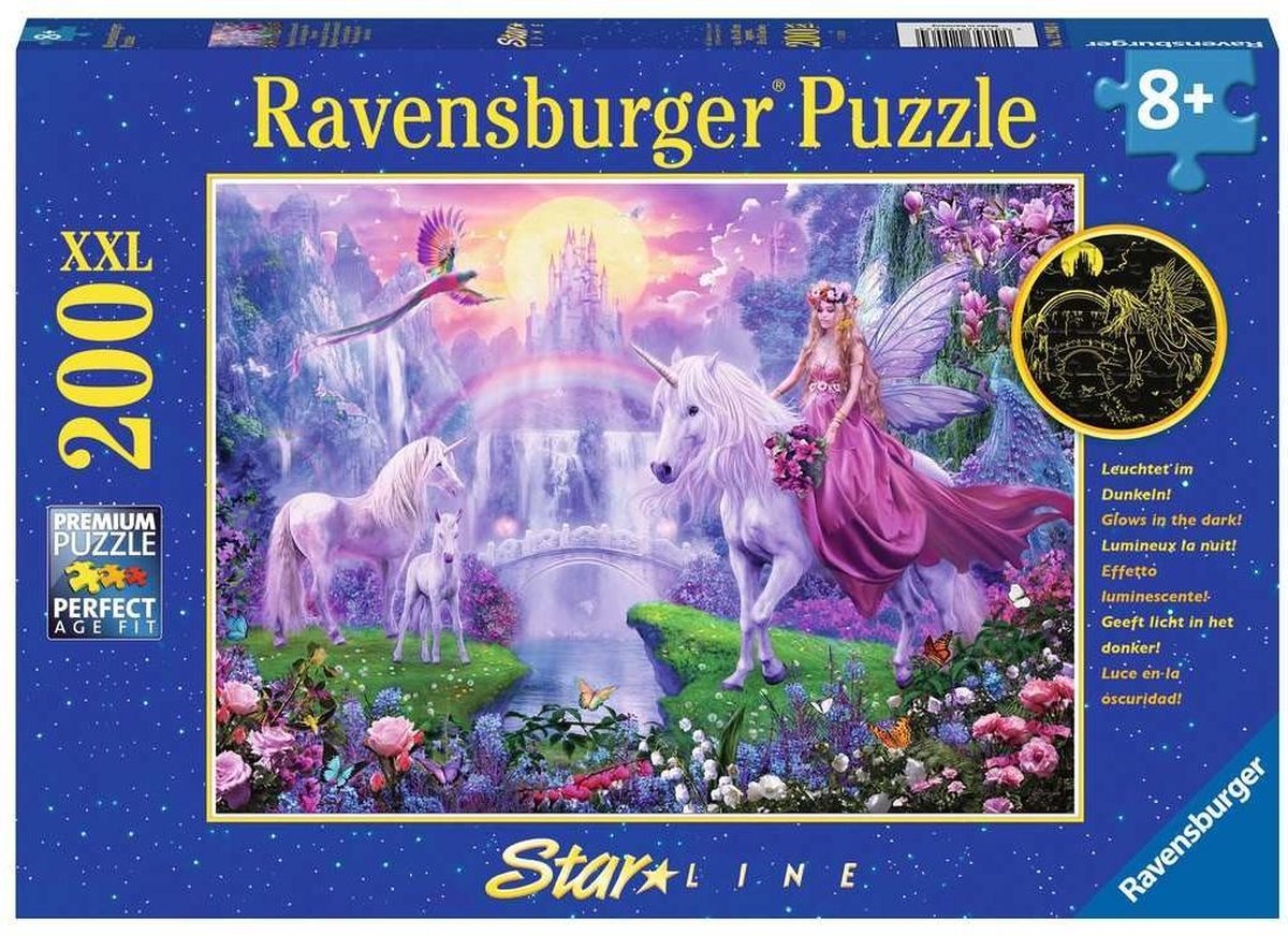   puzzel Magische eenhoornnacht - Legpuzzel - 200 stukjes