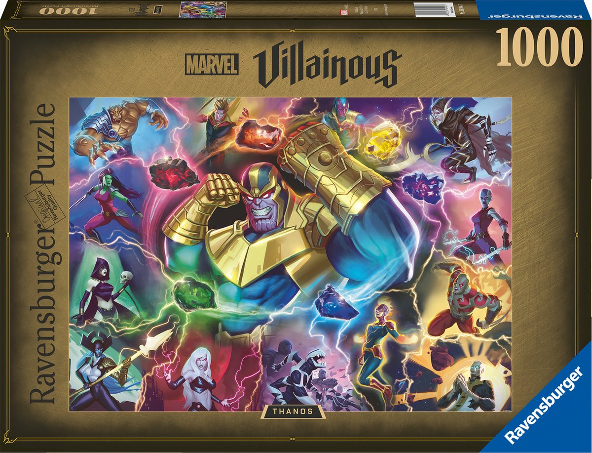   puzzel Marvel Villainous Thanos - Legpuzzel - 1000 stukjes