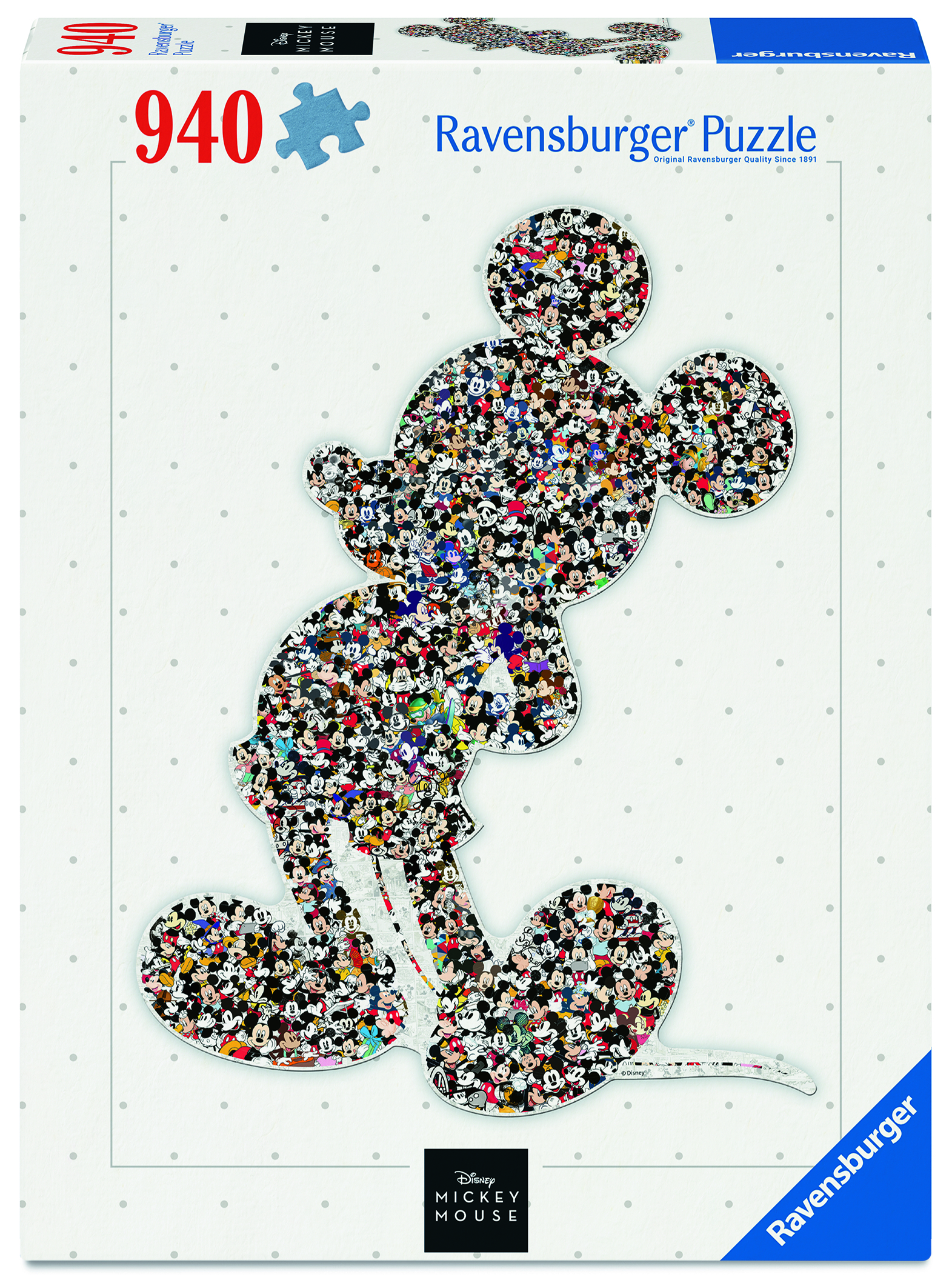   puzzel Mickey in vorm 945 stukjes