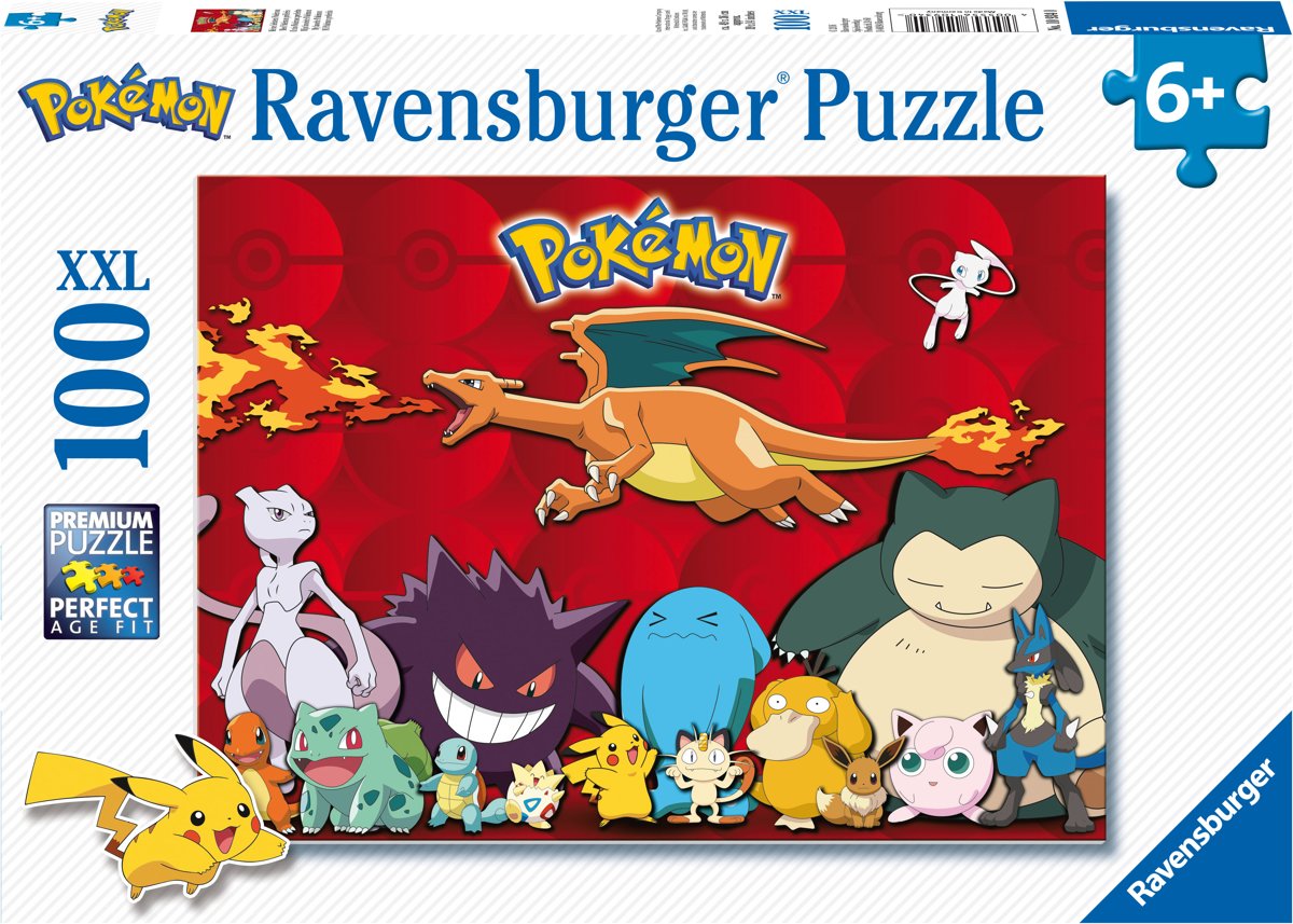 Ravensburger puzzel Mijn liefste Pokémon - legpuzzel - 100 stukjes