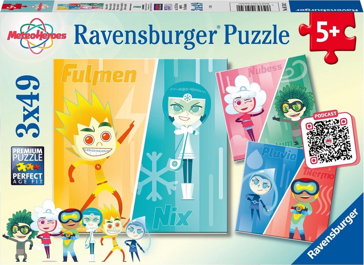   puzzel Missie volbracht! - 3 x 49 stukjes - kinderpuzzel