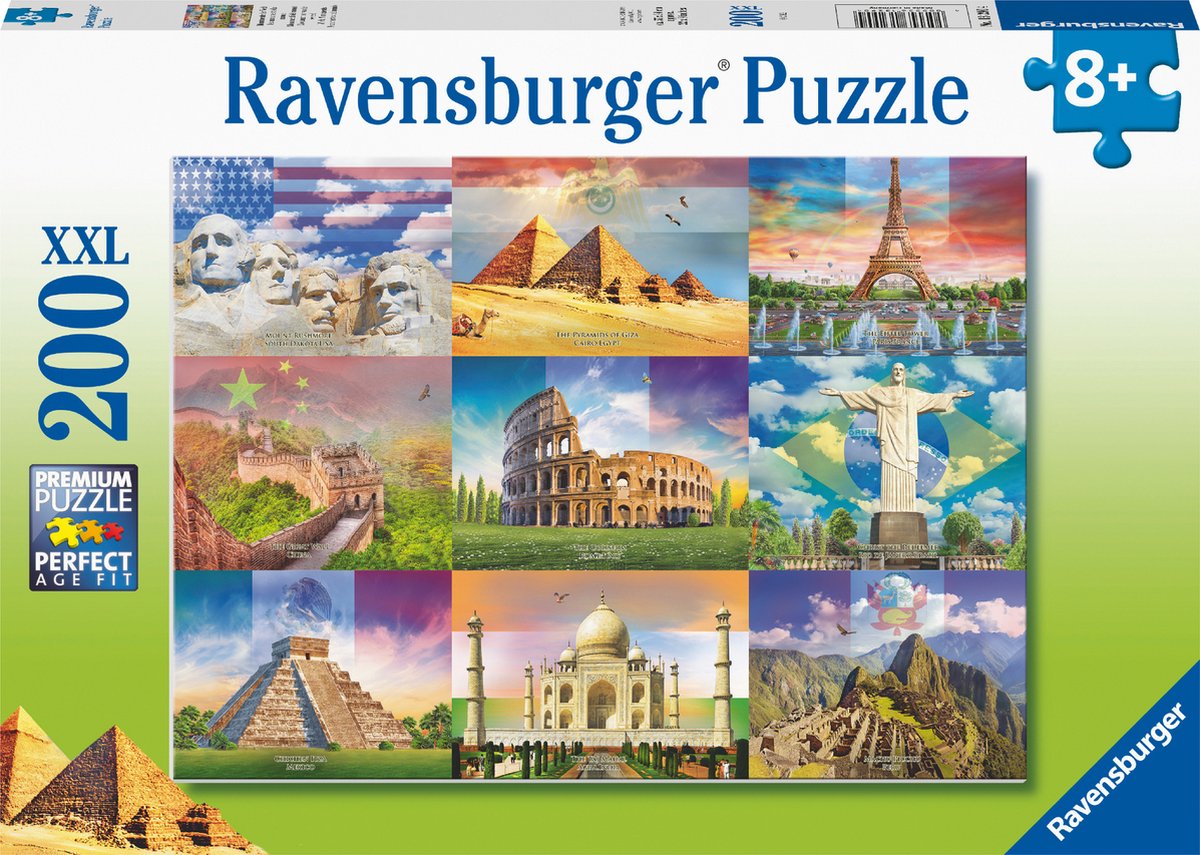   puzzel Monuments of the World - Legpuzzel - 200XXL stukjes