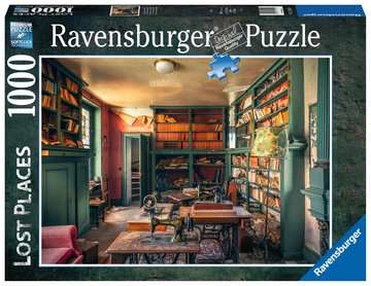   puzzel Mysterious Castle Library - Legpuzzel - 1000 stukjes