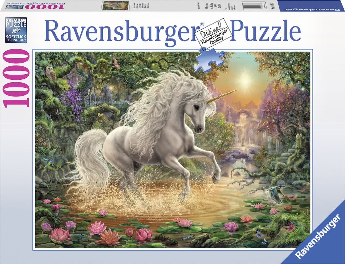   puzzel Mystieke eenhoorn - legpuzzel - 1000 stukjes