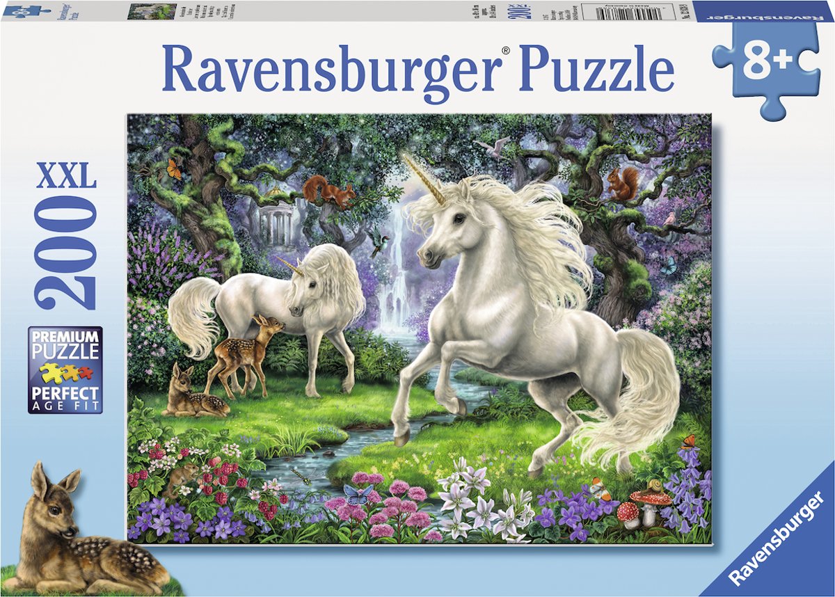   puzzel Mystieke eenhoorns - Legpuzzel - 200 stukjes