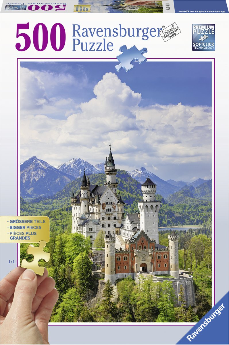   puzzel Neuschwanstein - Legpuzzel - 500 stukjes