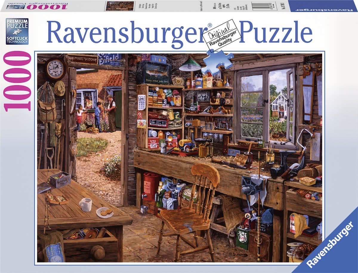   puzzel Opas schuurtje - legpuzzel - 1000 stukjes