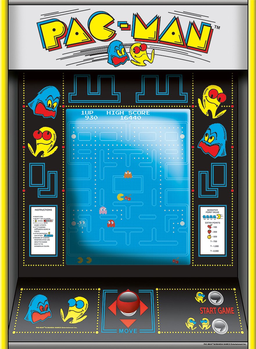 Ravensburger puzzel Pac Man Arcade game - Legpuzzel - 500 stukjes