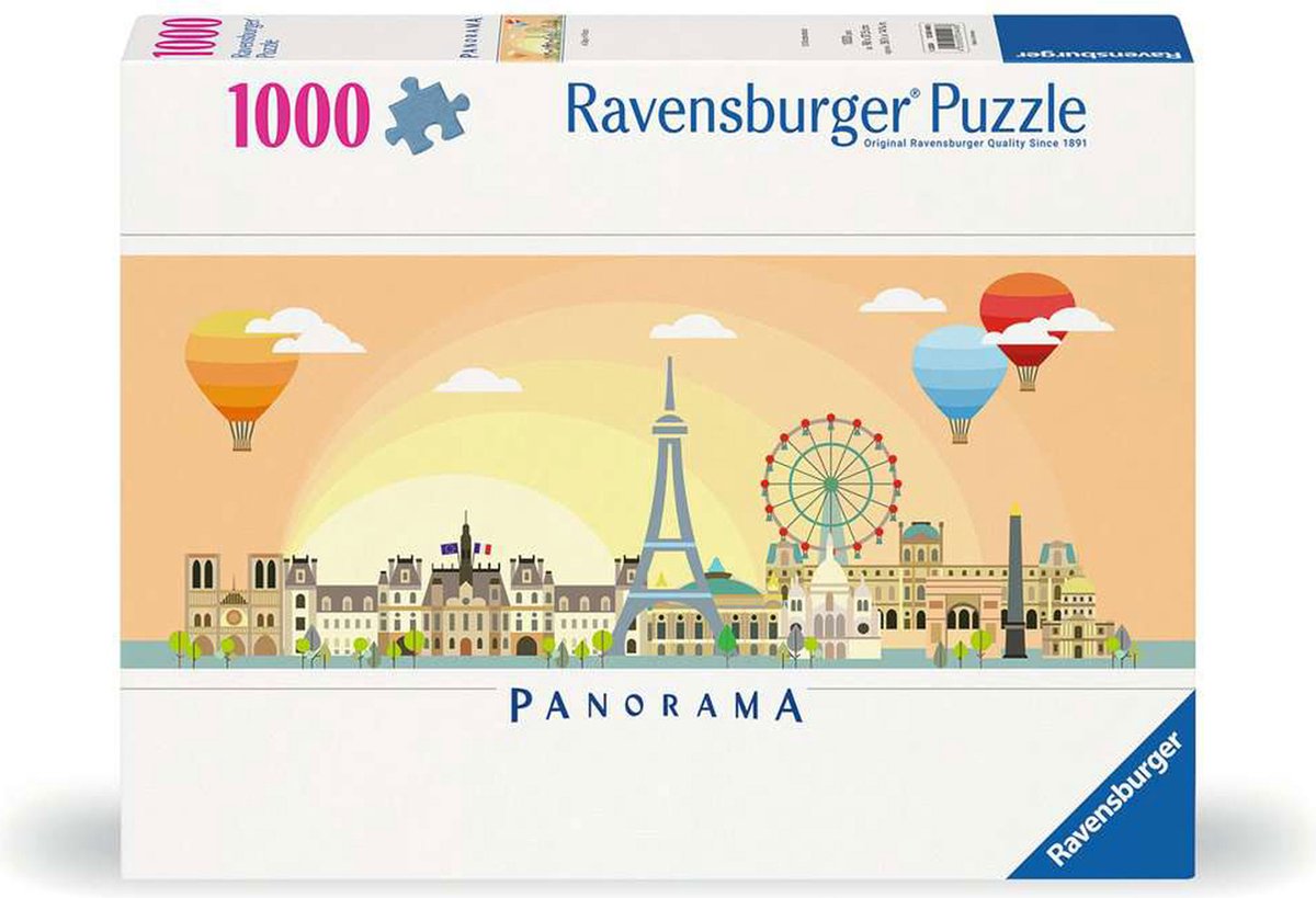   puzzel Parijs legpuzzel - 1000 stukjes - Steden.
