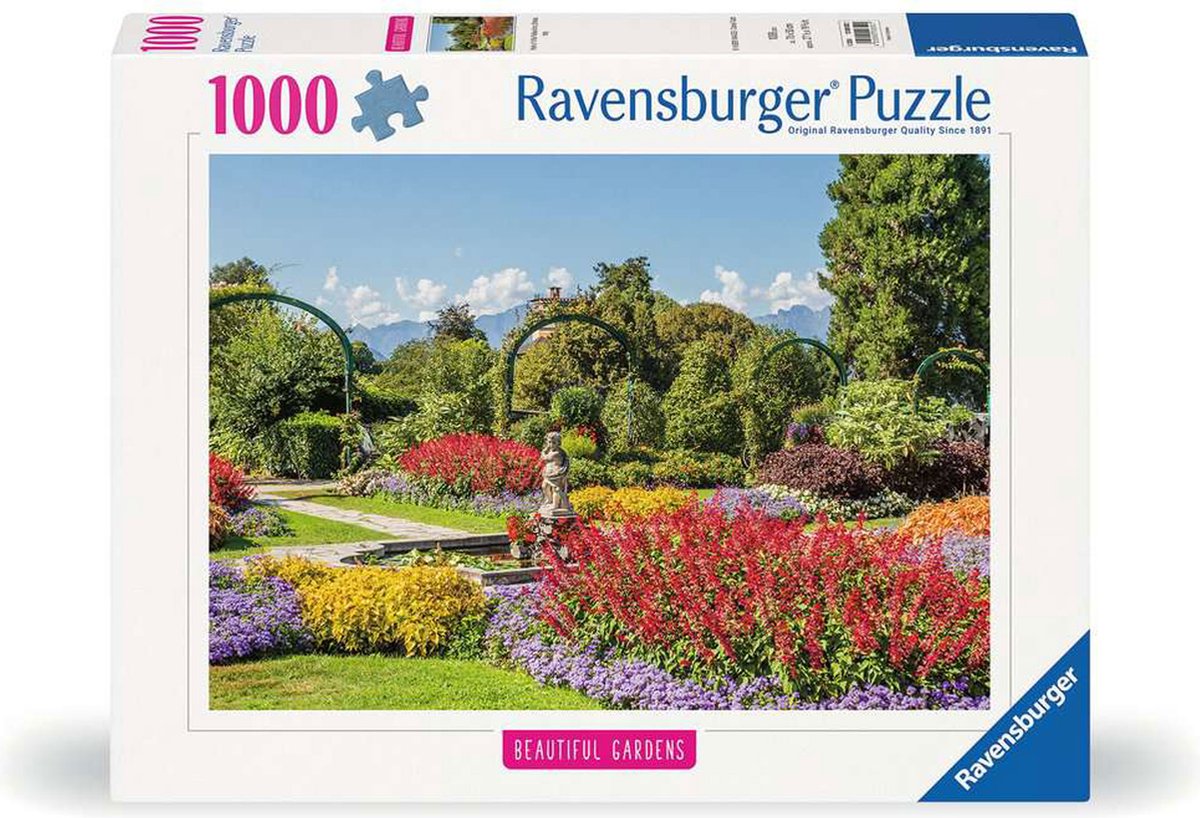   puzzel Park of Villa Pallavicino, Stresa, Italy - Legpuzzel - 1000 stukjes