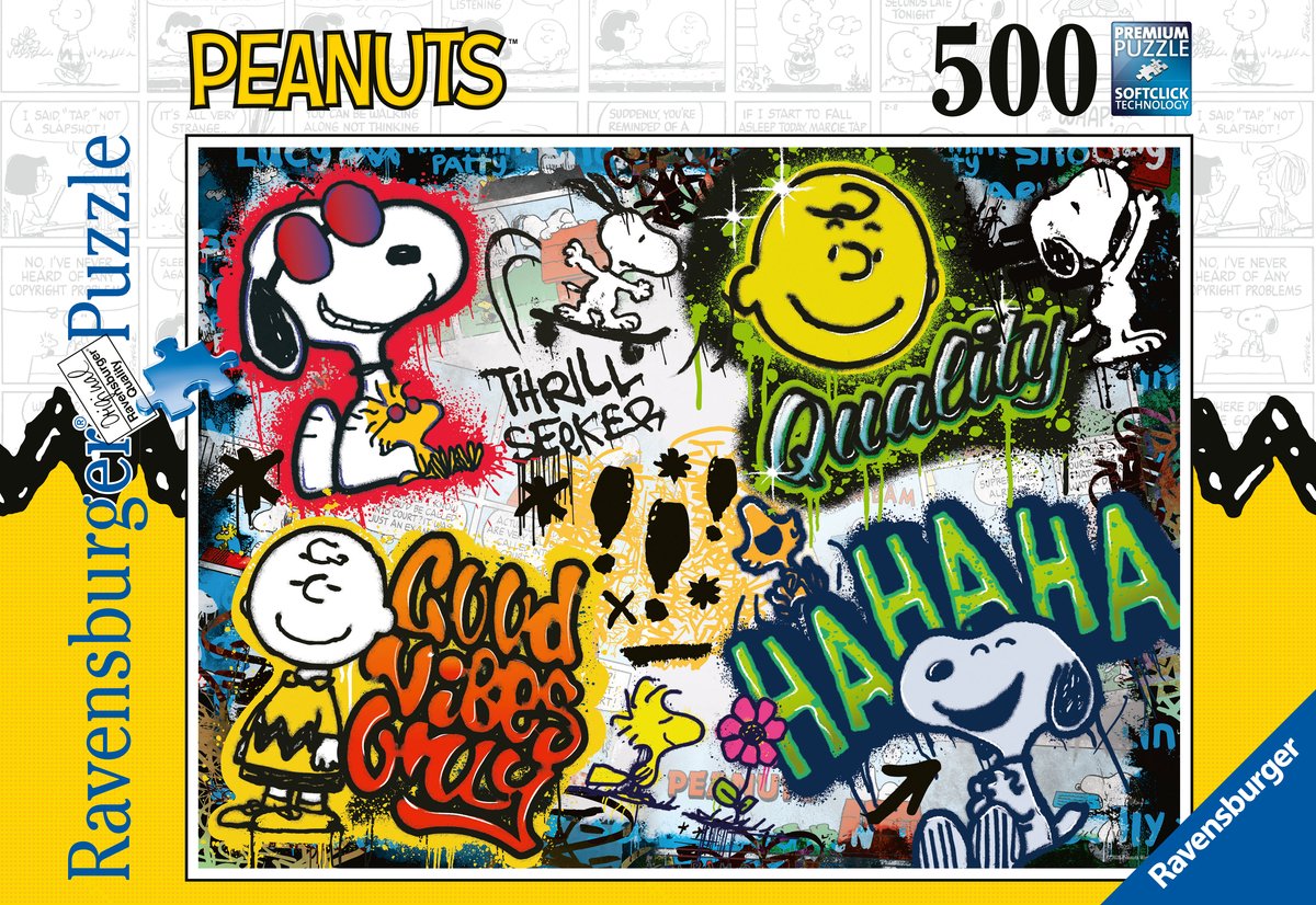   puzzel Peanuts Graffiti - Legpuzzel - 500 stukjes