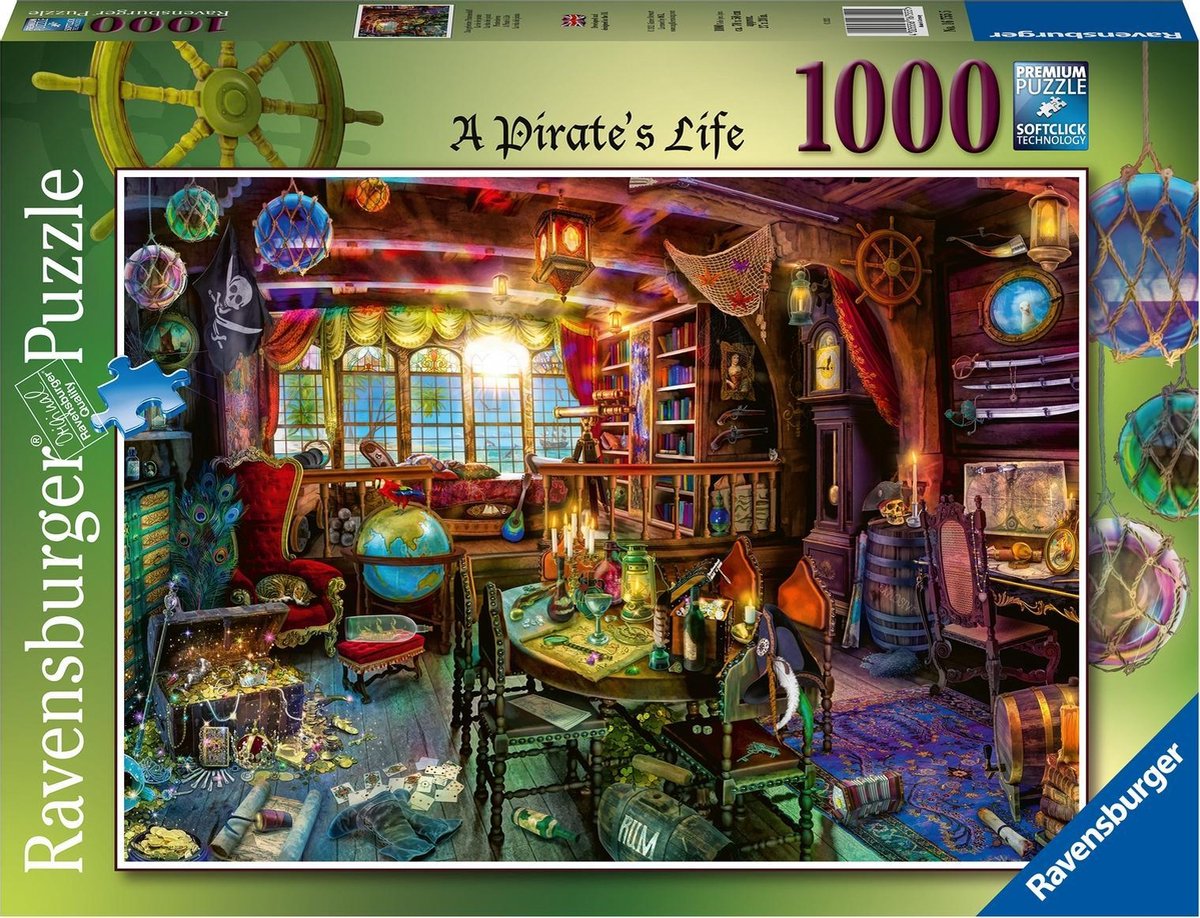   puzzel Piratenleven - Legpuzzel - 1000 stukjes