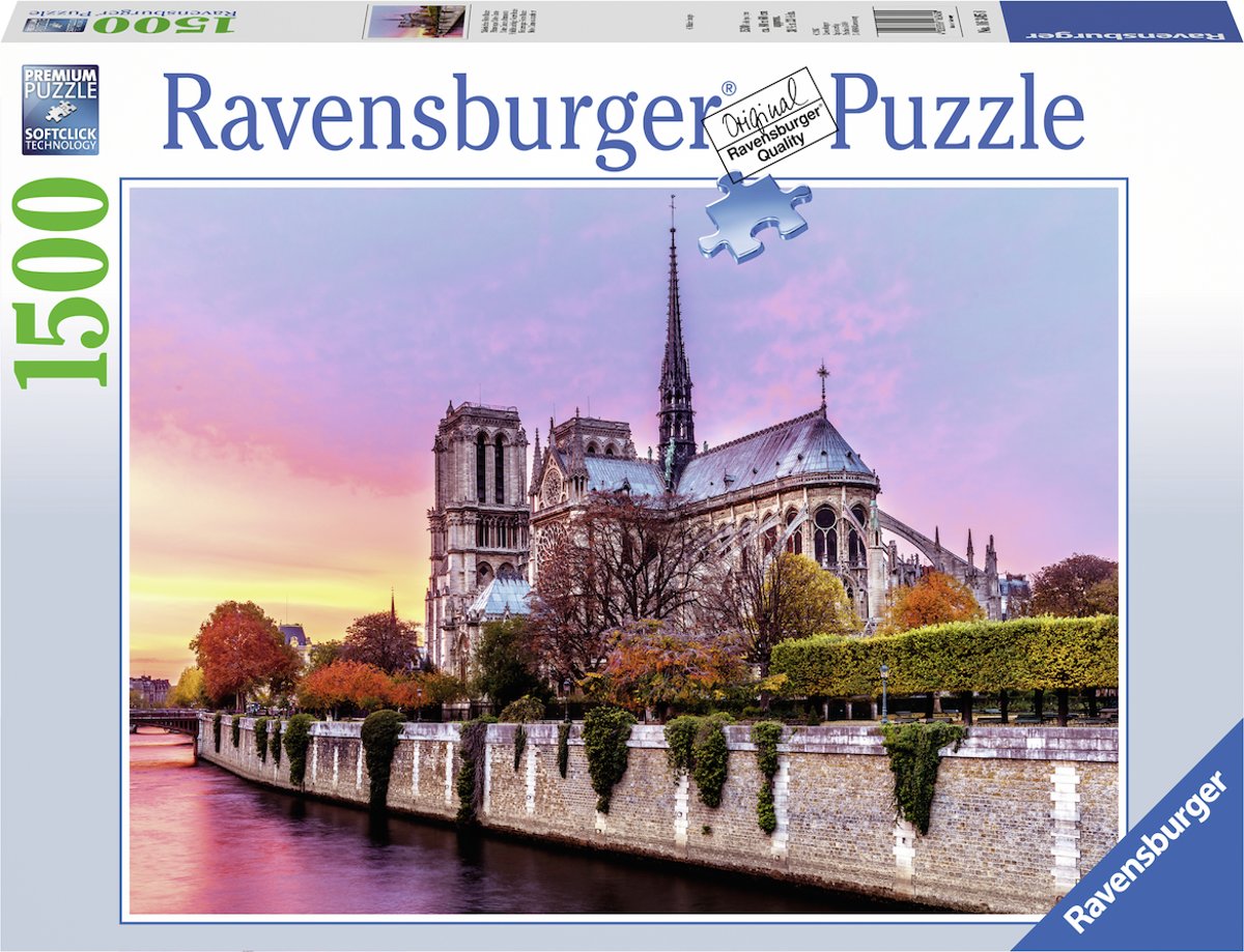   puzzel Pitoreske Notre Dame - Legpuzzel - 1500 stukjes