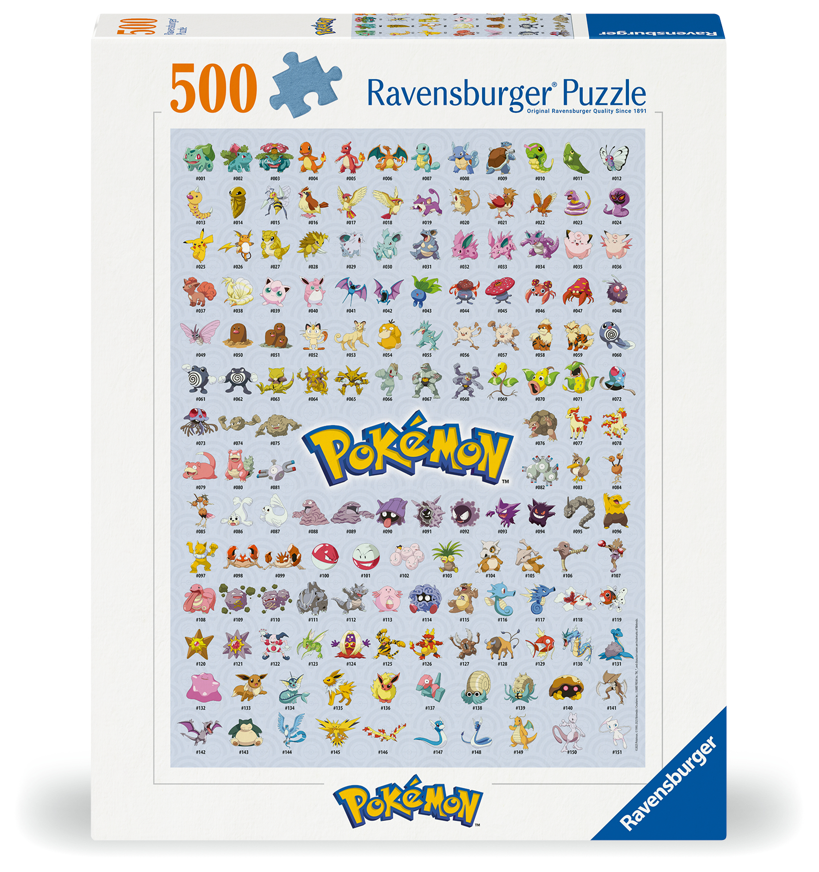   puzzel Pokémon 500 stukjes