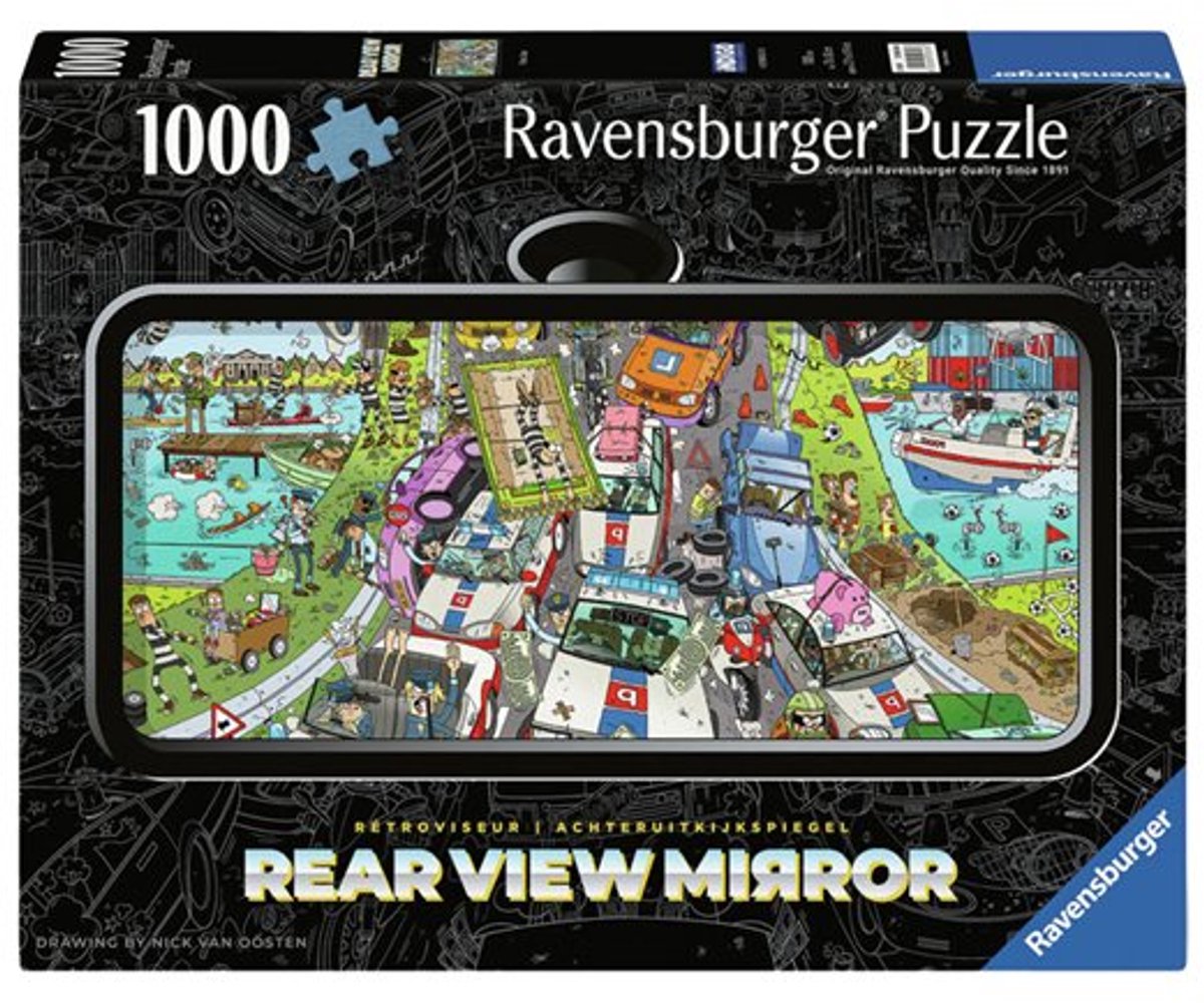   puzzel Politie achtervolging - Legpuzzel - 1000 stukjes