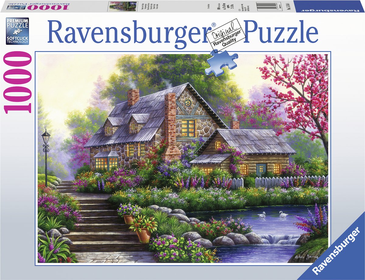   puzzel Romantische cottage - Legpuzzel - 1000 stukjes