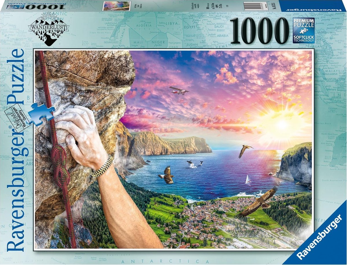   puzzel Rotsklimmen - Legpuzzel - 1000 stukjes