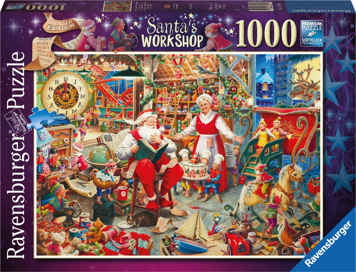   puzzel Santas Workshop - Legpuzzel - 1000 stukjes