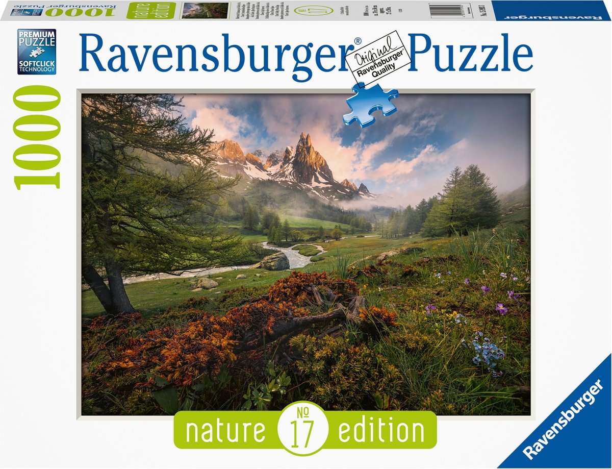   puzzel Schilderachtige sfeer in Vallée de la Clarée, Franse Alpen - Legpuzzel - 1000 stukjes