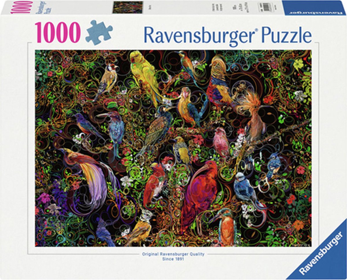   puzzel Schitterende vogels