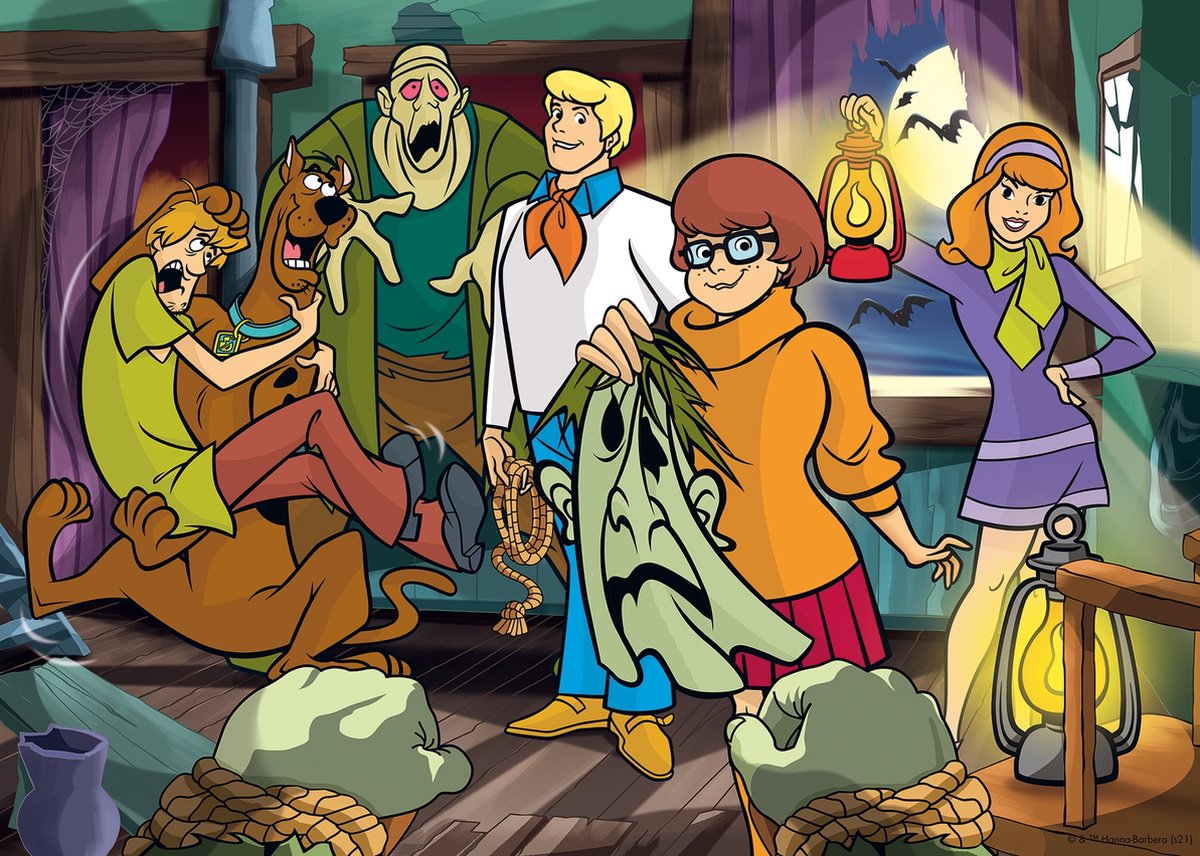   puzzel Scooby Doo Unmasking - Legpuzzel - 1000 stukjes