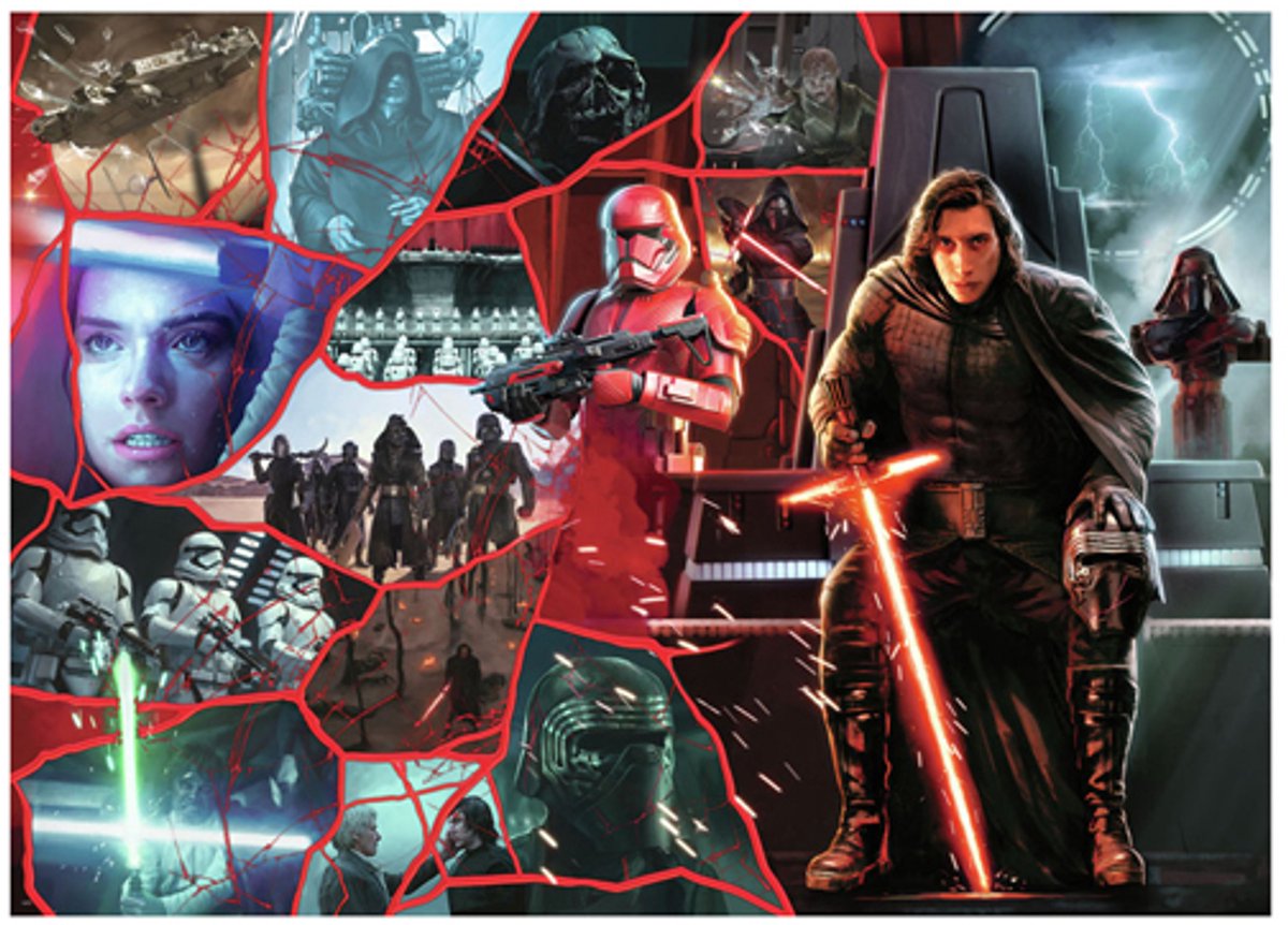   puzzel Star Wars Kylo Ren - 1000 stukjes legpuzzel.