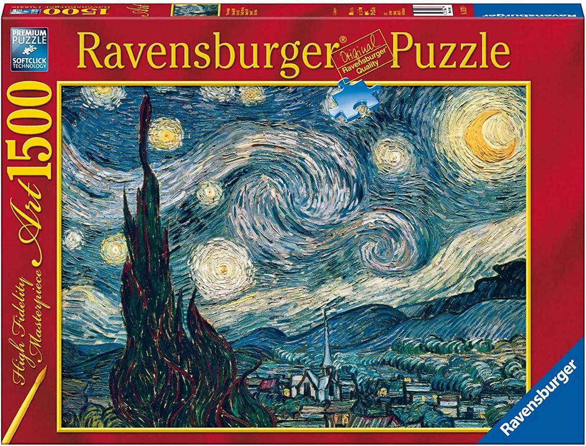   puzzel Sterrennacht Vincent van Gogh 1500 stukjes