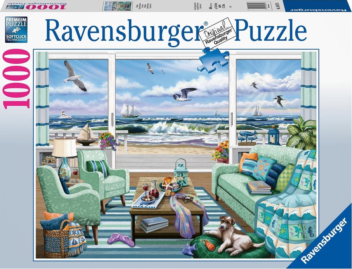   puzzel Strandhuisje - Legpuzzel - 1000 stukjes