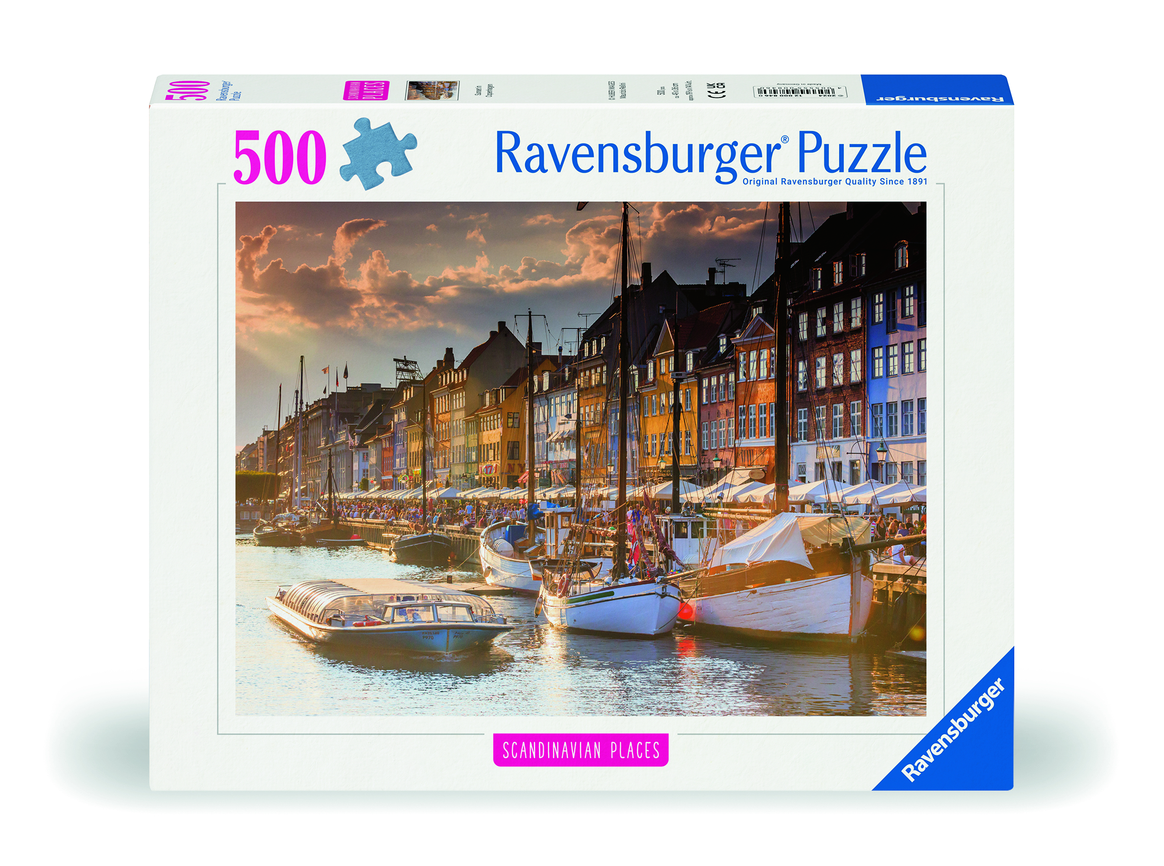   puzzel Sunset in Copenhagen 500 stukjes