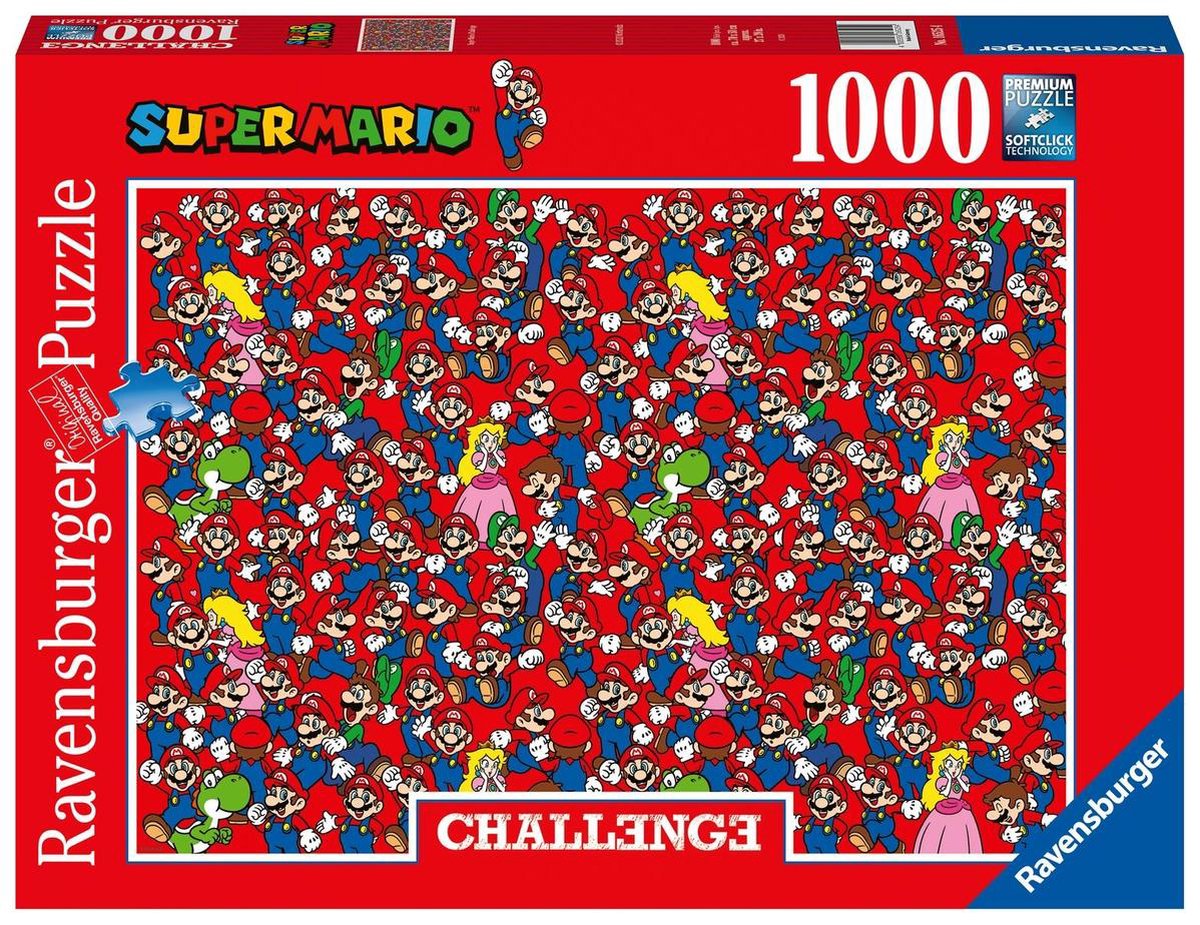 Ravensburger puzzel Super Mario - Legpuzzel - 1000 stukjes Challenge