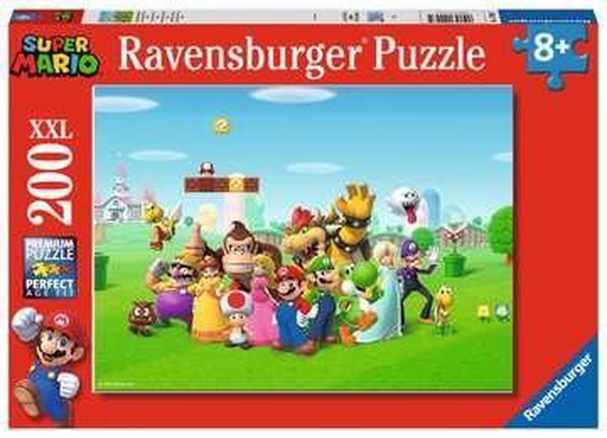   puzzel Super Mario - Legpuzzel - 200 XXL stukjes