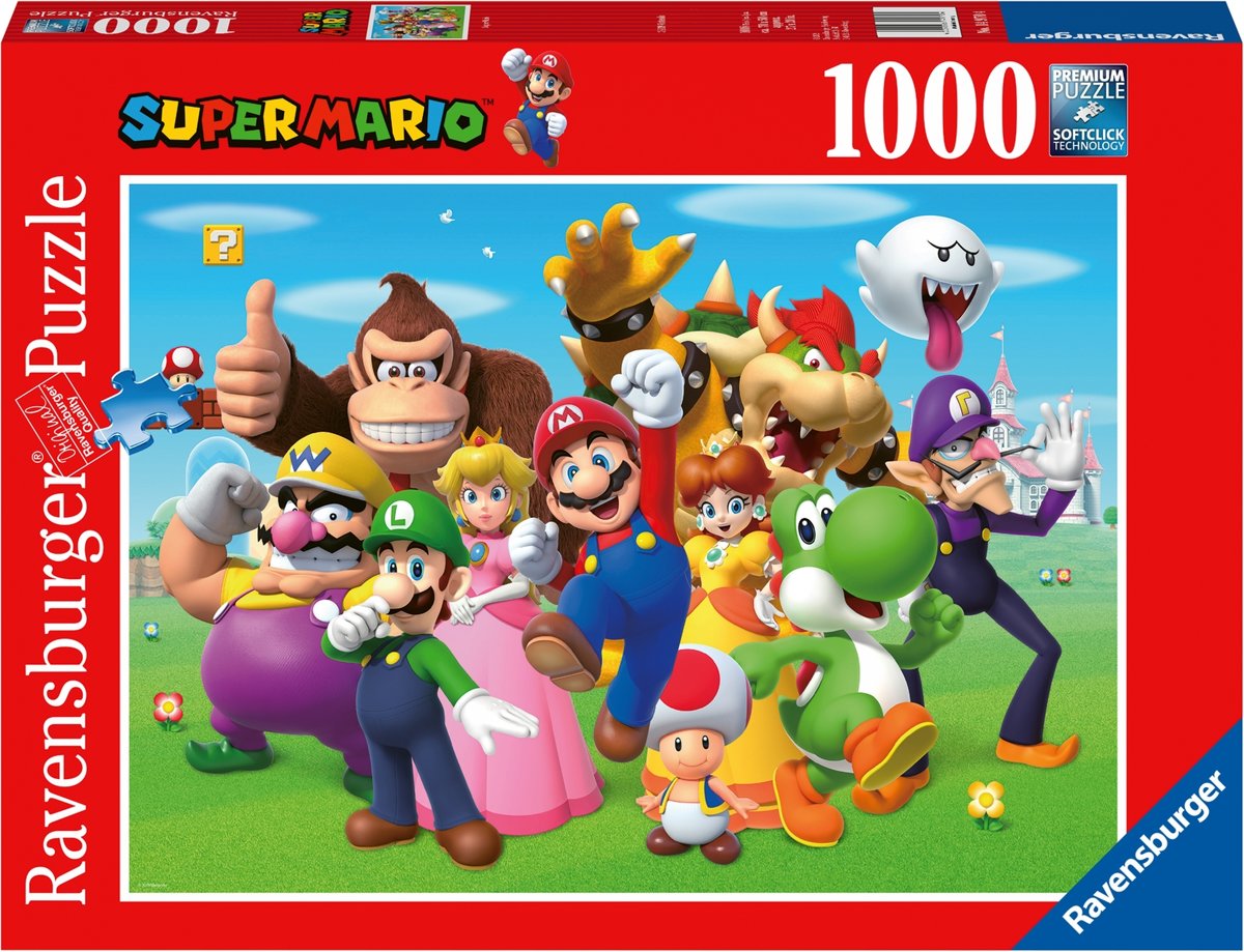   puzzel Super Mario - legpuzzel - 1000 stukjes