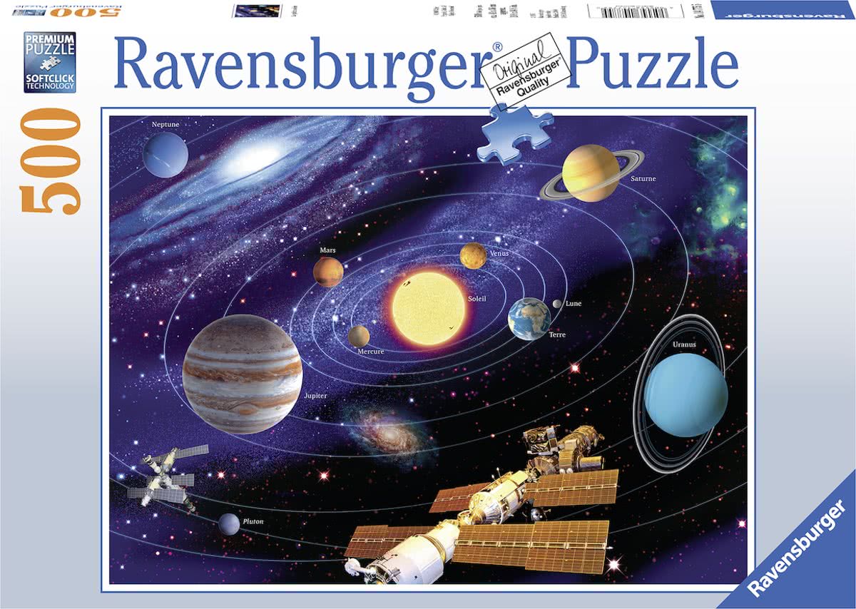   puzzel Systeme Solaire - legpuzzel - 500 stukjes