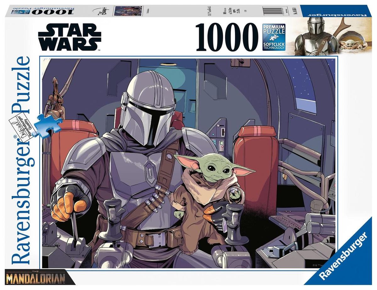   puzzel The Mandalorian - Legpuzzel - 1000 stukjes Disney