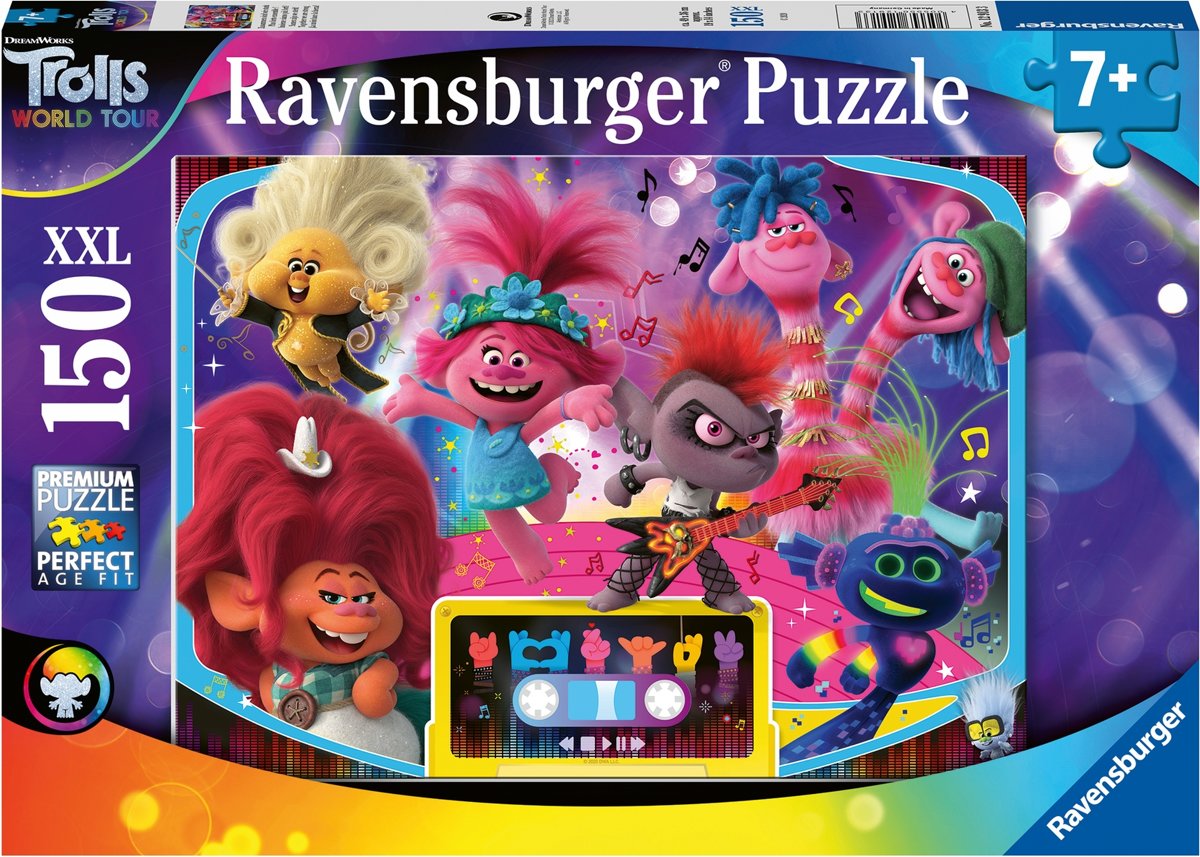   puzzel Trolls 2 World Tour - Legpuzzel - 150 stukjes