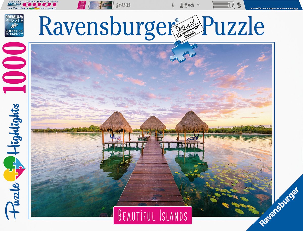 Ravensburger puzzel Tropisch Uitzicht - Legpuzzel - 1000 stukjes