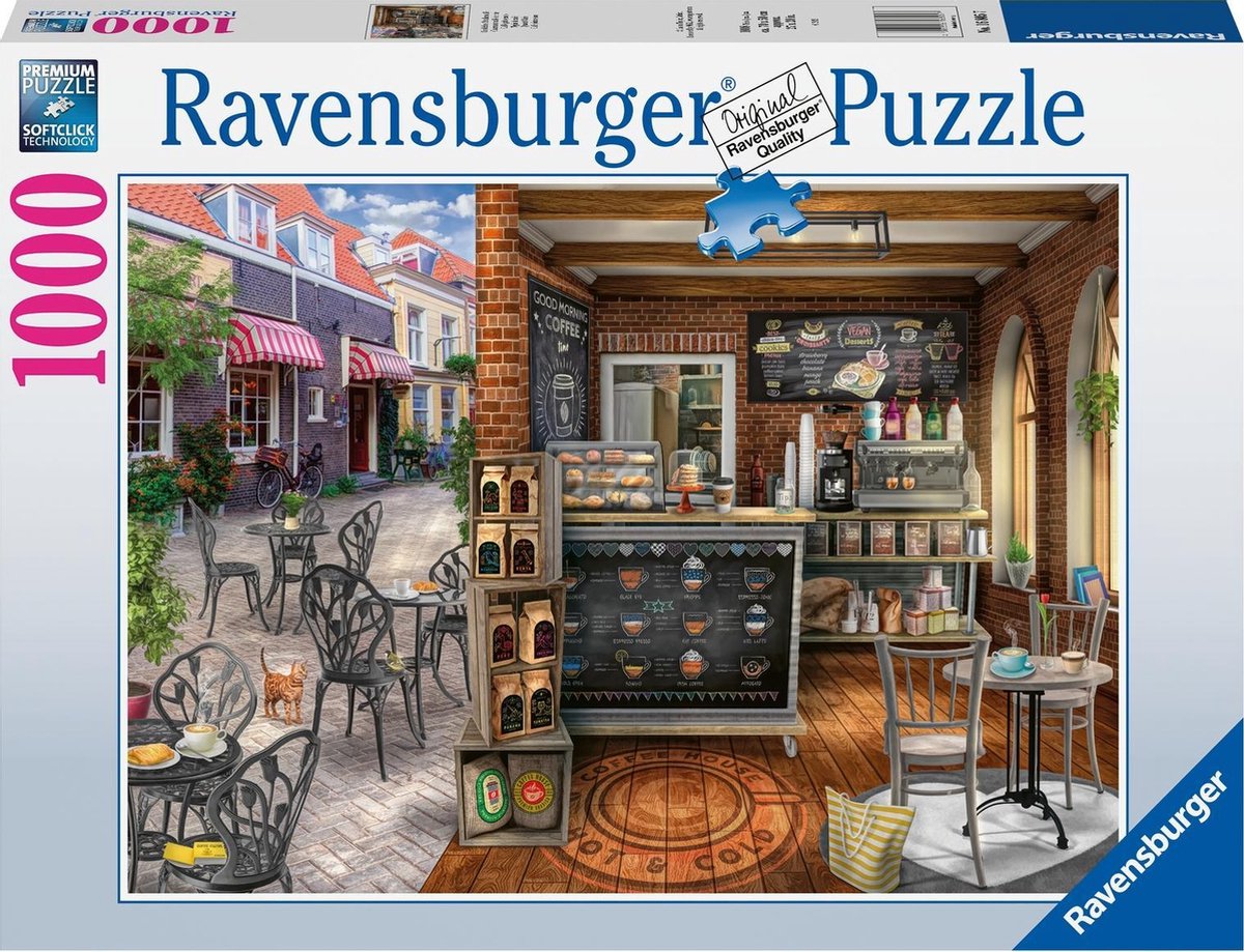   puzzel Typisch café - Legpuzzel - 1000 stukjes