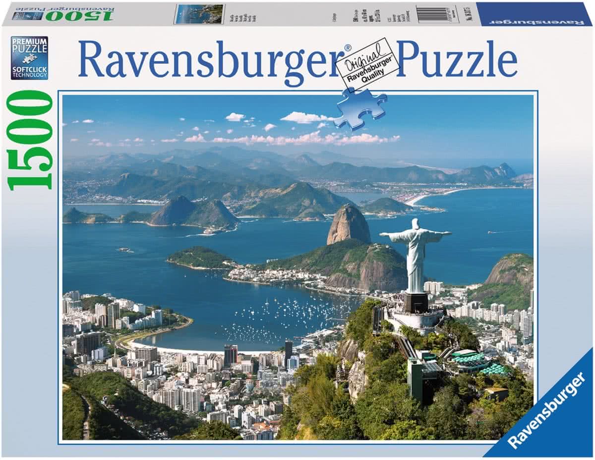 Ravensburger puzzel Uitzicht op Rio - Legpuzzel - 1500 stukjes