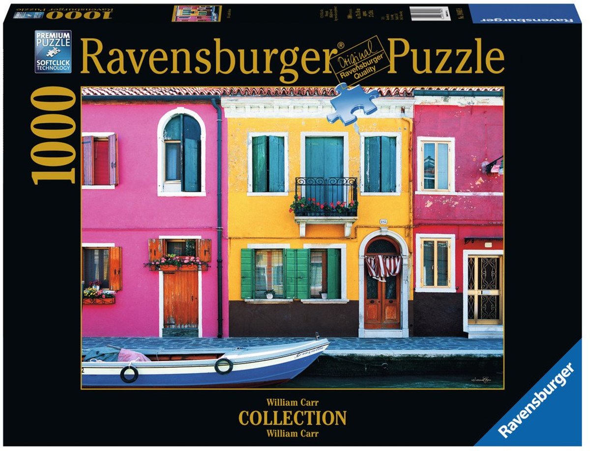   puzzel Venetië Burano 1000 stukjes