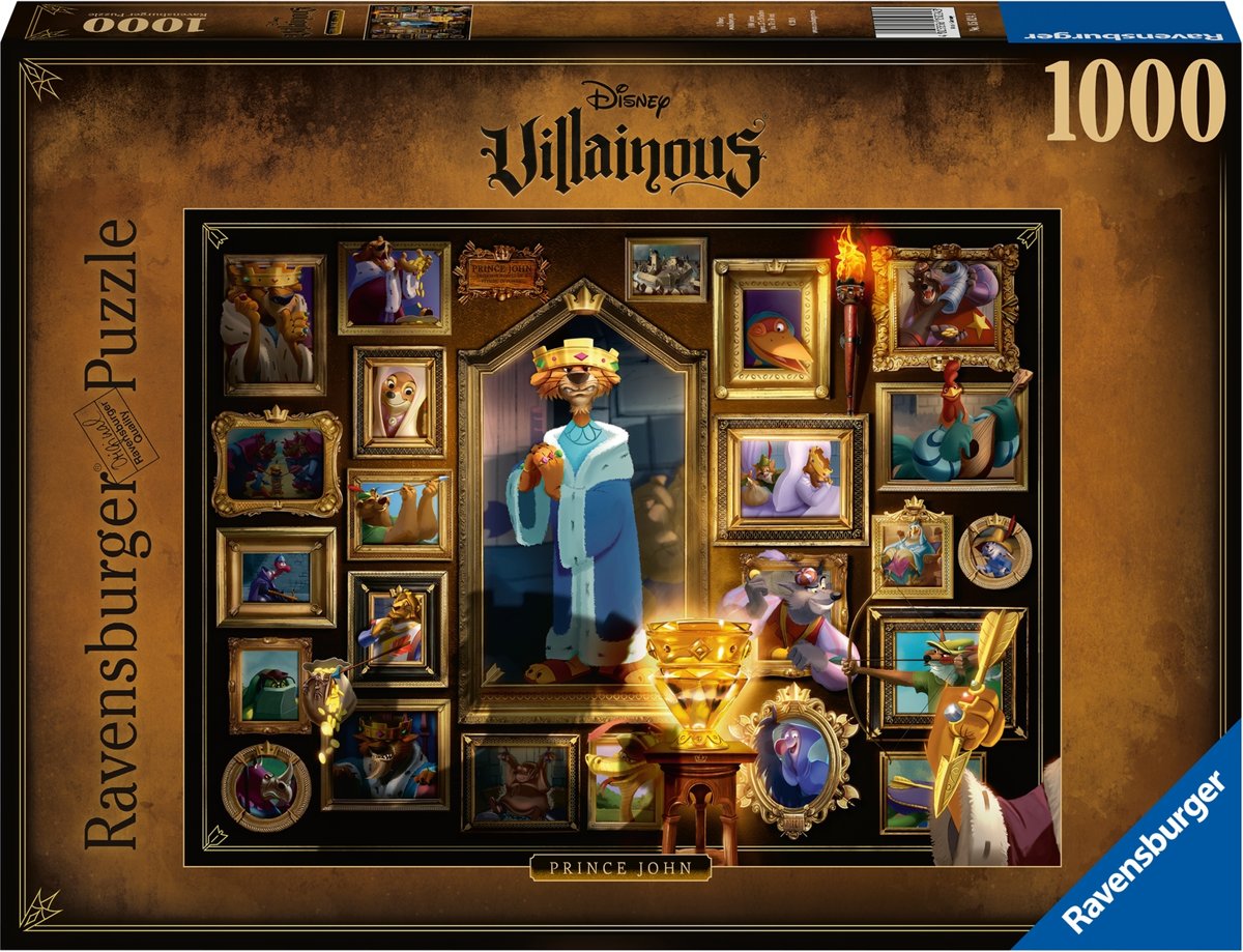   puzzel Villainous King John - Legpuzzel - 1000 stukjes