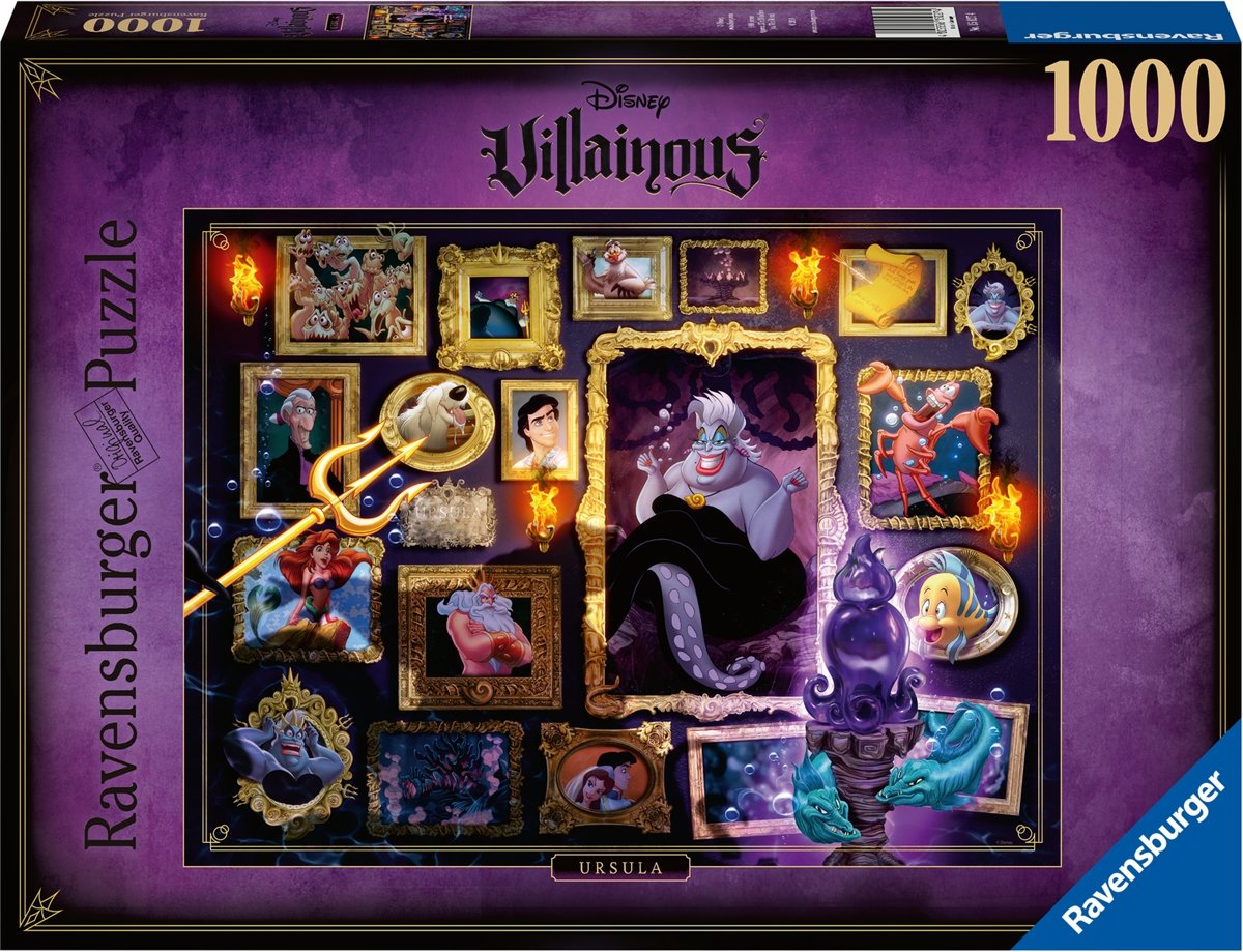   puzzel Villainous Ursula - Legpuzzel - 1000 stukjes