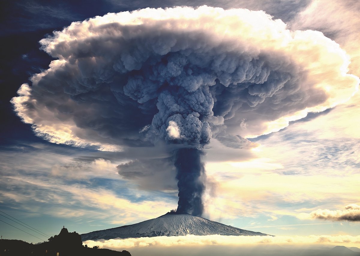   puzzel Vulkaan Etna - legpuzzel - 1000 stukjes