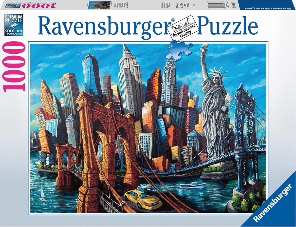   puzzel Welkom in New York - Legpuzzel - 1000 stukjes