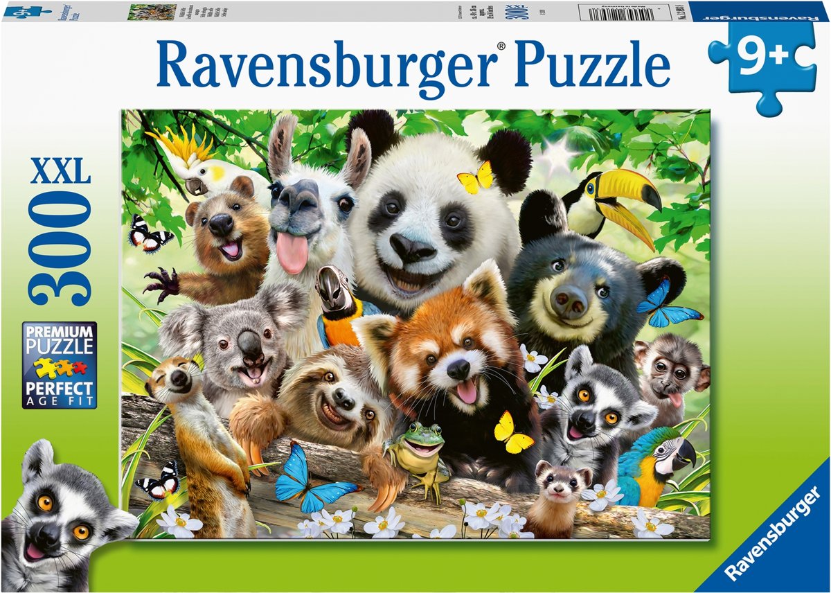   puzzel Wildlife selfie - legpuzzel - 300 stukjes