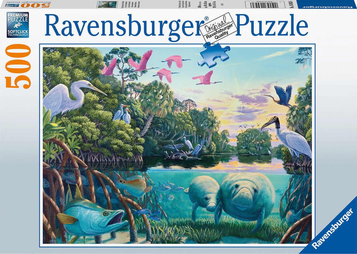   puzzel Zeekoe Momenten - Legpuzzel - 500 stukjes